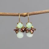 Blue Swarovksi Crystal Bee Earrings