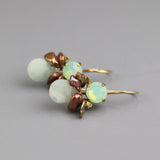 Blue Swarovksi Crystal Bee Earrings