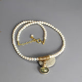 Wedding Bridal Necklace, Moonstone Statement Pendant Necklace, Unique Pearl Necklace, Mother of the Bride, Bridal Jewelry, Summer Wedding