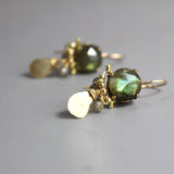 Elegant Labradorite Earrings, Unique Gemstone Earrings, Wedding Earrings, Mother of the Bride, Gold Filled Earrings, Anniversary Gift Ideas
