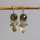 Elegant Labradorite Earrings, Unique Gemstone Earrings, Wedding Earrings, Mother of the Bride, Gold Filled Earrings, Anniversary Gift Ideas