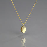Raw Brown Diamond 24K Gold Necklace