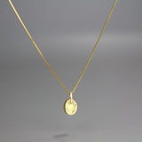 Rose Cut Diamond 24K Gold Necklace OOAK