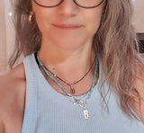 Amazonite Love Necklace