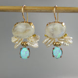Moonstone Butterfly Earrings