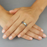 24K Gold Moonstone Caterina Ring