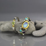 Caterina Ring and Peridot Ring Set