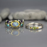 Caterina Ring and Peridot Ring Set