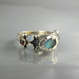 Silver Labradorite Caterina Ring