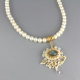 Labradorite Gold Filled Chakra Necklace