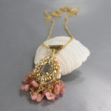 Labradorite Rhodochrosite Cherkes Necklace