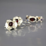 Garnet Earrings and Ring Set