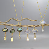 Gemstone Eye Jewelry Set