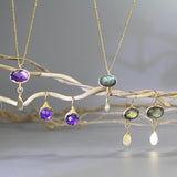 Gemstone Eye Jewelry Set