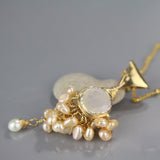 Moonstone Pearl Goddess Jewelry Set