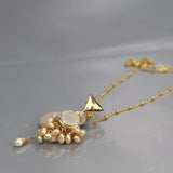 Moonstone Pearl Goddess Jewelry Set