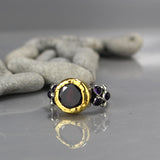 Garnet Amethyst Venus Ring