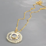 Moonstone Inspirational Happiness Necklace