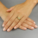 Moonstone Garnet Helena Ring