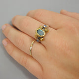 Sterling Silver Labradorite Helena Ring