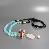 Peruvian Opal Long Necklace