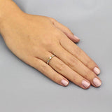 Sterling Silver Birthstone Stacking Ring