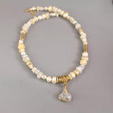 Moonstone Pearl Bridal Necklace, One of a Kind Necklace, Statement Necklace, Eye Pendant Necklace, Pearl Beaded Necklace, Moonstone Jewelry
