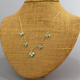 Blue Amazonite Necklace, Cluster Necklace, Layering Necklace, Bridesmaid Gift, Wedding Necklace, Layered Necklace, Amazonite Jewelry