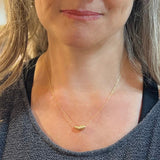 Wire Wrapped Necklace, Minimalist Necklace, Layering Necklace, Gold Filled Necklace, Dainty Necklace, Unique Necklace, Gift for Her