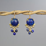 Lapis Clover Earrings