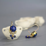 Lapis Clover Earrings