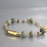 Gold Filled Labradorite Chain Bracelet