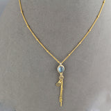 Small Labradorite Eye Necklace