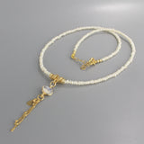 Moonstone Pearl Eye Necklace