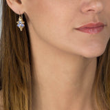 Moonstone Third Eye Earrings in Gold Filled
