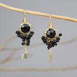 Onyx Goddess Earrings