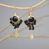 Onyx Goddess Earrings