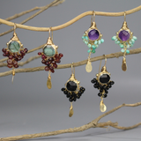 Onyx Goddess Earrings