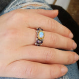 24K Gold Moonstone Caterina Ring