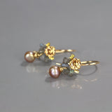 Champagne CZ Petite Dancer Earrings