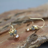 Champagne CZ Petite Dancer Earrings
