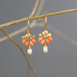 Champagne Zircon Petite Dancer Earrings