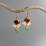 Pink Zircon Petite Dancer Earrings