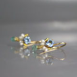 Light Blue Petite Dancer Earrings