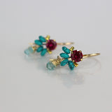 Turquoise Howlite Petite Dancer Earrings