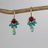 Turquoise Howlite Petite Dancer Earrings