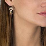 Garnet Protection Earrings and Necklace