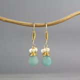 Golf Filled Amazonite Pearl Jewelry Set