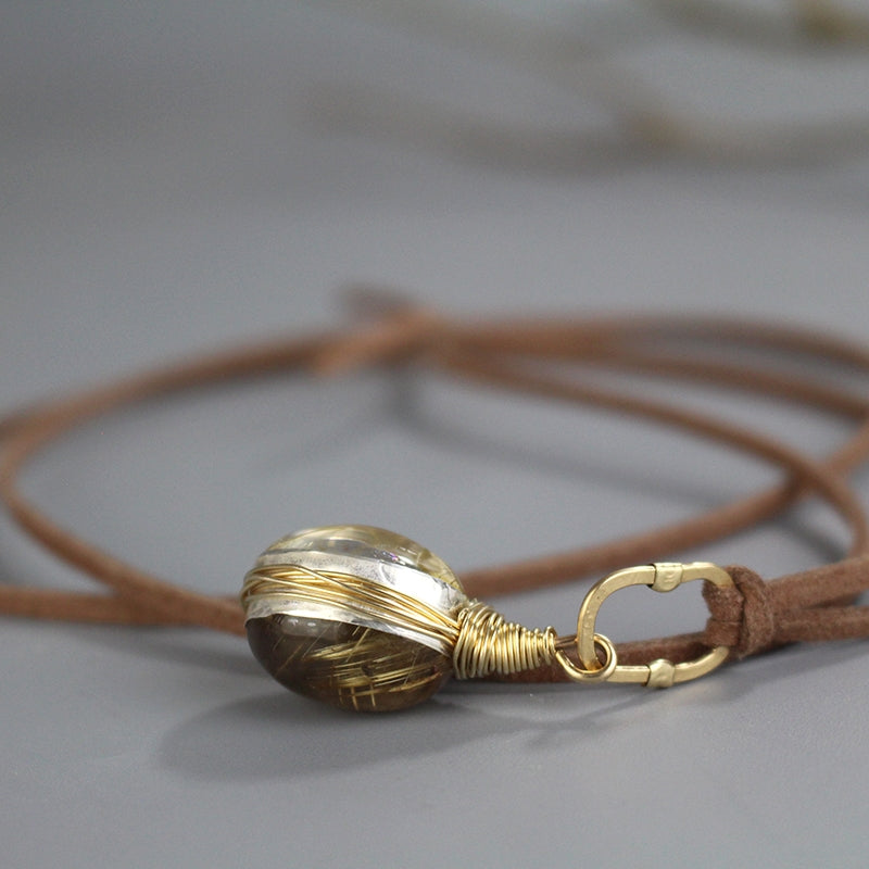 Faux leather outlet necklace cord
