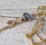 Labradorite Romantic Small Eye Necklace